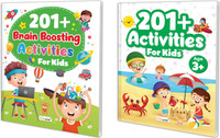 201+ Activities for Kids - Age 3+, 201+ Brain Boosting Activities For Kids :- problem solving activities for children, brain challenge activities, kids hidden objects activity book for toddlers(Paperback, GOWOO)