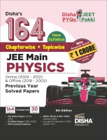 Disha's 164 New Syllabus Chapter-wise + Topic-wise JEE Main Physics Online (2024 - 2012) & Offline (2018 - 2002) Previous Year Solved Papers 8th Edition | NCERT PYQ Question Bank with 100% Detailed Solutions(Paperback, Disha Experts)
