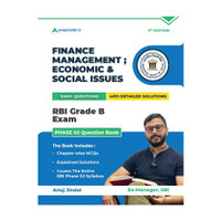 Finance Management, Economic and Social Issues RBI Grade B Phase 2 Que(English, Hardcover, unknown)