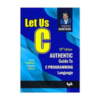 Let Us C(English, Paperback, Kanetkar Yashavant)