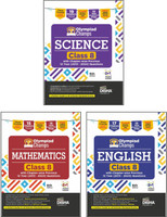Olympiad Champs Science, Mathematics, English Class 8 with Past Questions 6th Edition (Set of 3 Books)(English, Paperback, unknown)