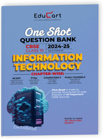 (OLD) Educart CBSE Class 10 Information Technology (IT 402) One Shot Question Bank 2024-25 (for 2025 exam)(English, Paperback, Educart)