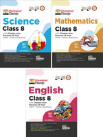 Disha Olympiad Champs Science, Mathematics, English Class 8 with Past Questions 5th Edition (Set of 3 Books)(English, Paperback, unknown)