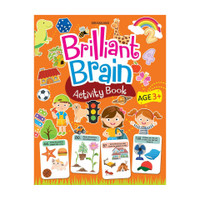 Brilliant Brain Activity Book 3+  - Activity Book for Kids Age 3- 4 years with Fun Activities, Puzzles, and Educational Lessons | Early Learning - Activities for Children | Dreamland(English, Paperback, unknown)