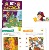 101+ Spot the Hidden Objects Activity Book for Kids : Spot and Learn with Pictures, Fun Activity Books For Children, Early learning book(Paperback, GOWOO)