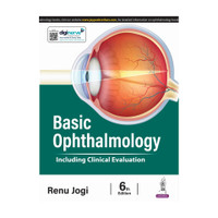 Basic Ophthalmology Including Clinical Evaluation, 6/E for MBBS Students | Including Clinical Evaluation, 500+ MCQs and Instruments in Ophthalmology Chapter(English, Paperback, Jogi Renu)