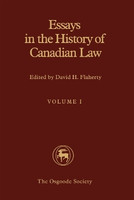 IEssays in the History of Canadian Law, Volume I(English, Electronic book text, unknown)