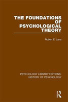 The Foundations of Psychological Theory(English, Hardcover, Lana Robert E.)