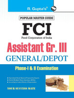FCI Assistant Grade III (General/Depot) Phase-I & II Recruitment Exam Guide(English, Paperback, RPH Editorial Board)