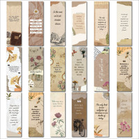 CeleBoxs Vintage Bookmarks Set with Free Sticker Sheet, 18 Pieces, 6x2 Inch, Retro Theme Paperback Bookmark(Vintage & History, Multicolor)