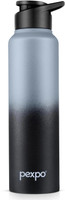 pexpo Craft Pro Ombre Shades Sports and Hiking Stainless Steel Water Bottle 950 ml Bottle(Pack of 1, Grey, Black, Steel)