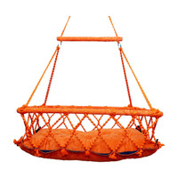 HURF ENTERPRISES New Born Baby Swing for Kids Palana Jhula Swings(Orange)