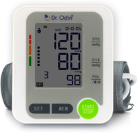Dr. Odin BSX-516 Blood Pressure Machine with Latest Technology, Support Two Users, WHO Function Bp Monitor(White)