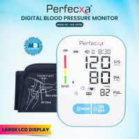Perfecxa VHS-0270A Blood Pressure Monitor, Digital large LCD Display, Pulse Rate Measurement Bp Monitor(WHITE AND BLUE)