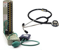 DIAMOND Deluxe Mercurial 120 With 3S Black Stethoscope Deluxe Bp Monitor(Multicolor)