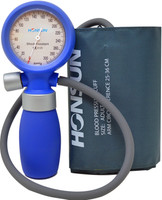 MCP Shock Resistant Aneroid Palm Blood Pressure Monitor HS201Y Bp Monitor(Blue)