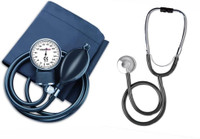 Rossmax GB101 Aneroid Blood Pressure Monitor & EB 100 Single Head Stethoscope Combo Pack Bp Monitor(Black)