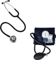 AccuSure ST01(YV-Aneroid) Stethoscope And Bp Monitor Bp Monitor(Black)