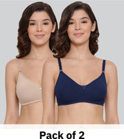 Lyra Floretta Encircled Women Everyday Non Padded Bra(Beige, Blue)