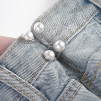 Whipbird Jeans waist Tightener Button Brooch(Multicolor)