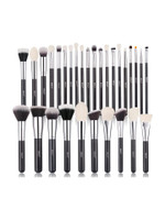 Beili 30Pcs Professional Makeup Brush Set Original Natural-Synthetic makeup brush set(Pack of 30)