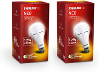 EVEREADY 12 W Inverter Standard B22 Inverter Bulb(White, Pack of 2)