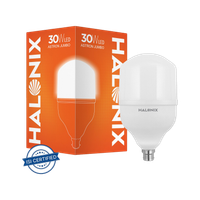 HALONIX 30 W Basic Round B22 LED Bulb(White)