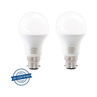 PHILIPS 16 W Eye Safety Compliance Round B22 LED Bulb(White, Pack of 2)