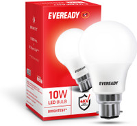 EVEREADY 10 W Basic Round B22 LED Bulb(White)