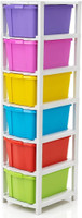 DM PLUS Multi Layer Plastic Modular Drawer for Home, Office, Hospital MULTI-COLOR Plastic Free Standing Chest of Drawers(Finish Color - MULTI-COLOR, Door Type- Folding, DIY(Do-It-Yourself))