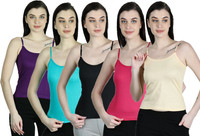 Jungle Berry Women Camisole(Pack of 5)