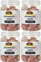 FOOD ESSENTIAL Strawberry Laddu [Yummy & Tasty Digestive] 1 kg.(4 x 0.25 kg)