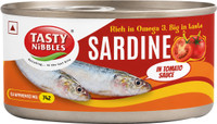 Tasty Nibbles SARDINE IN TOMATO SAUCE 185G Sea Foods(185 g)