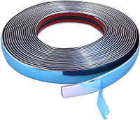 VikrantMotors CHROME BEADING ROLL 10MM 20M Car Beading Roll For Bumper, Door, Hood, Trunk, Window, Window Sill, Bonnet, Boot Lid(20 m)