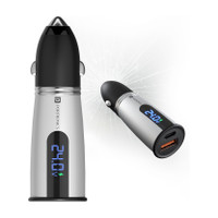 Portronics 55.5 W Turbo Car Charger(Black)
