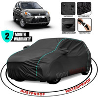VinayMotors Car Cover For Maruti Suzuki Alto 800, Alto 800 LX, Alto 800 LXI, Alto 800 STD, Alto 800 VXI (With Mirror Pockets)(Black, Blue)