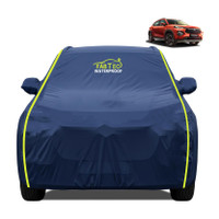 FABTEC Car Cover For Toyota Toyota Urban Cruiser Taisor (With Mirror Pockets)(Blue, For 2020, 2021, 2022, 2023, 2024, 2025, 2026 Models)