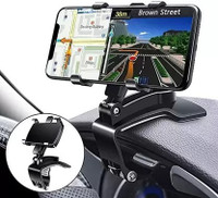 ESCODEVELOPER Car Mobile Holder for Clip, Dashboard, Steering(Car Phone Holder Universal GPS Navigation Dashboard Mobile Clip)