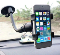 DeoDap Car Mobile Holder for Dashboard, Windshield(Black)