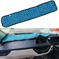wheelyfine Car dashboard begu durry cloth blue colour Dashboard Protection for Car Car Dashboard Cover(Universal For Car Universal For Car)