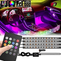 CCE Atmosphere Interior Light Under Dashboard with Remote Universal for All Cars Car Fancy Lights(Multicolor)
