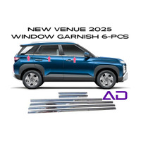 Ad chrome Venue 2025 Window Garnish Chrome Chrome Hyundai IS Side Garnish