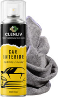Clenliv Car Foam Cleaner| Removes Stains, Frozen Dirt & Germs for Leather Seats, Plastics, Rubber & Roof for all Car Interior Cleaner. Vehicle Interior Cleaner(550 ml)