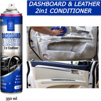 SAPI'S Dashboard & Leather 2in1 Cleaner & protector Dashboard & Leather 2in1 conditioner, Foam cleaner 350 ml Vehicle Interior Cleaner(350 g)