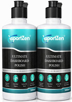 xsportzen Dashboard Polish for Car & Bike Pack of 2 (500ml Each) | Long Lasting Non-Greasy Interior Cleaner & Protectant | UV Protection | Anti-Dust | Plastic, Vinyl Care Vehicle Interior Cleaner(500 ml)