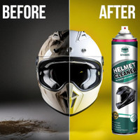 AUTOGROOMZ Foaming Helmet Cleaner Foam Cleaning for Helmet Anti-Bacterial Spray, Deep Clean Helmet Vehicle Interior Cleaner(500 ml)