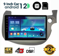 AutoVision 4GB Ram 32GB ROM 9Inch Car Android For Jazz IPS Display Car Stereo(Double Din)