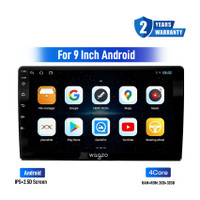 Wagzo 9 Inch Car Android TS7,2GB+32GB,4th Gen,4 Core,Touch Screen IPS Display |WAP-46 Car Stereo(Double Din)