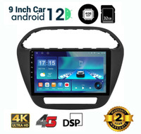 AutoVision 4GB Ram 32GB ROM 9Inch Car Android For Tiago IPS Display Car Stereo(Double Din)