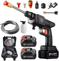 UK Enterprise 48V Portable Pressure Washer with Fast Charger and High Pressure Nozzle Pressure Washer